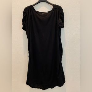 Korean Brand Black Cotton Dress